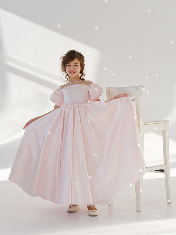 Детское платье Адель розовый